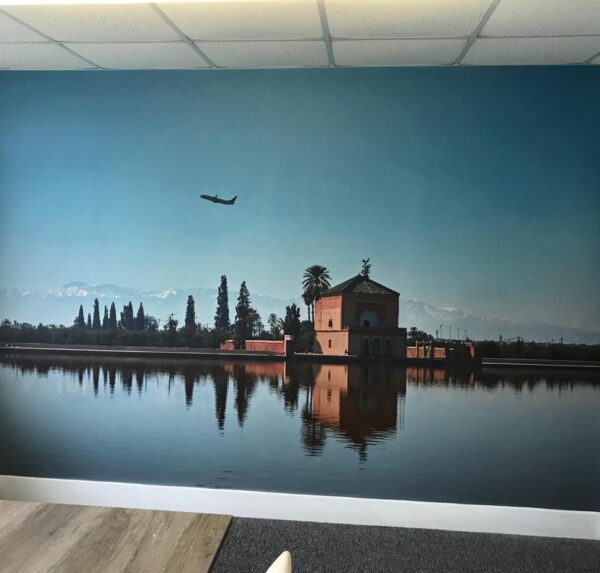 A recent FeatureWall mural installation