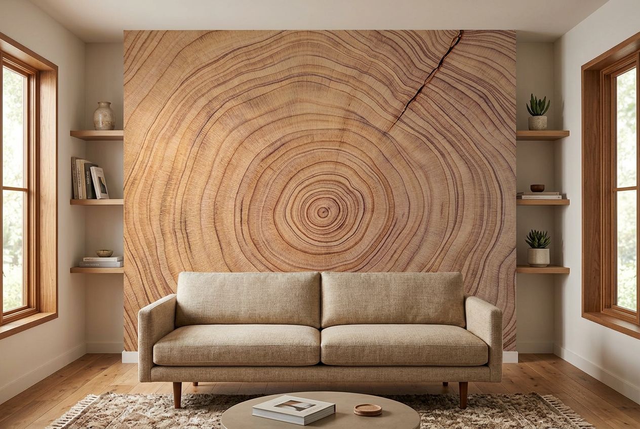 Tree Trunk Rings Art