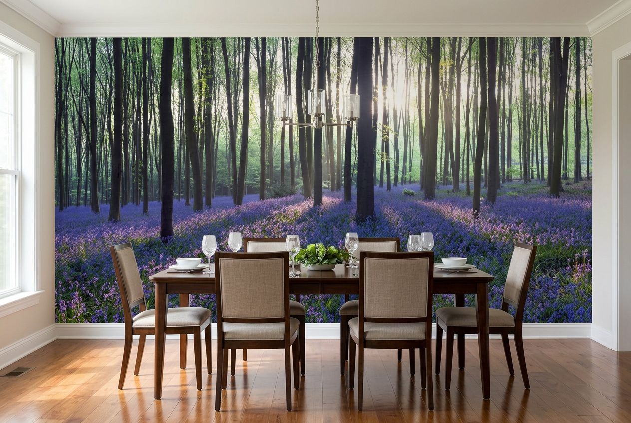 Morning Bluebell Woodland — room mockup 3