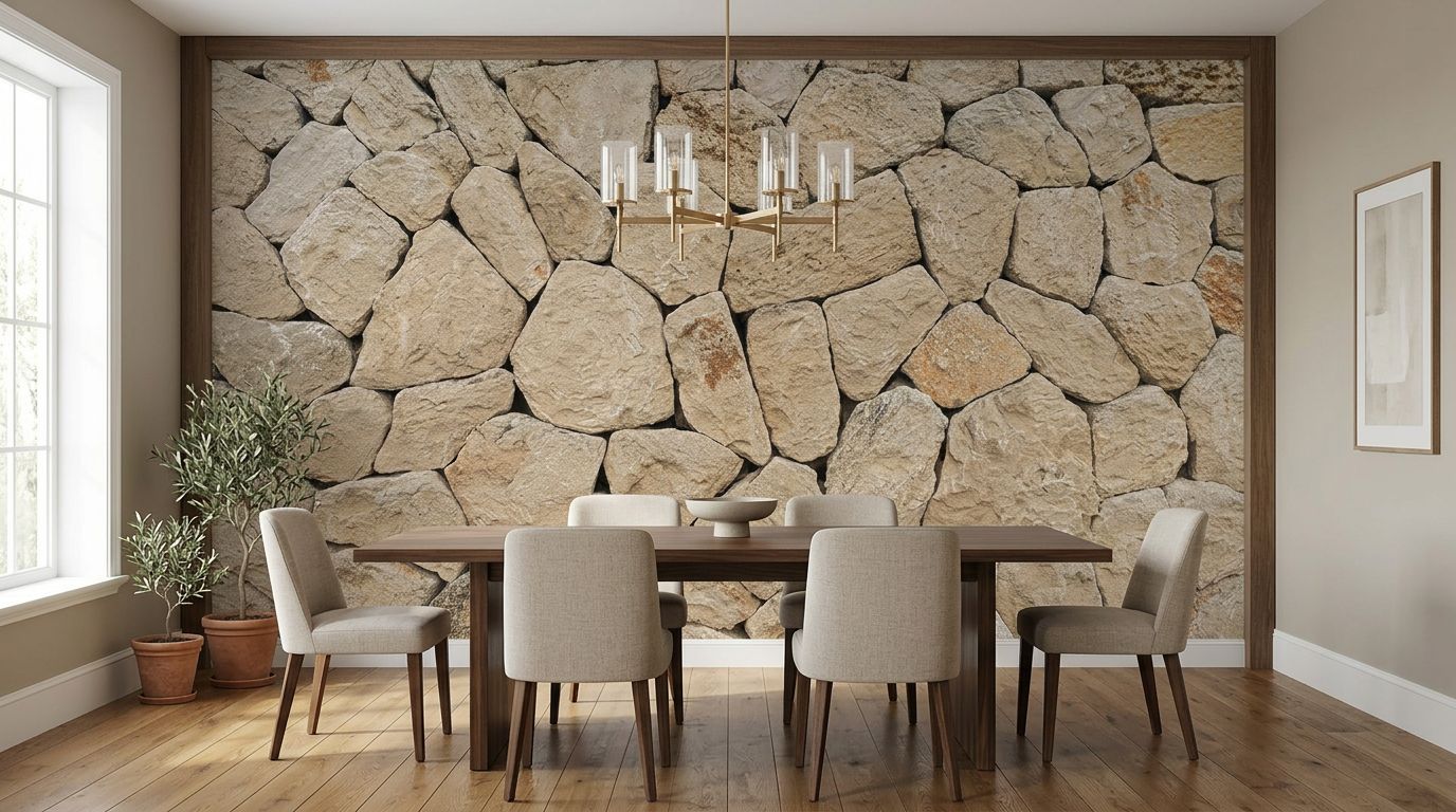 Natural Stone Wall — room mockup 3