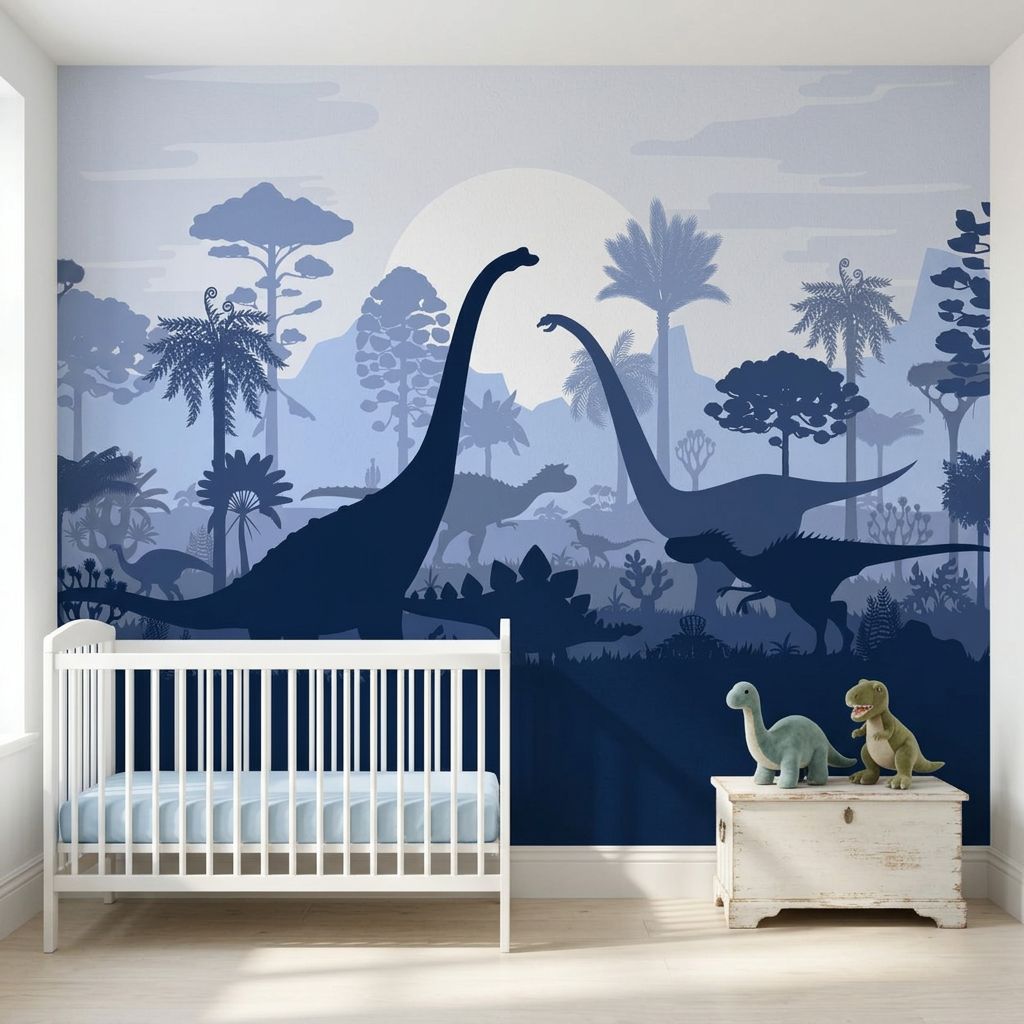 Dinosaur Blue Theme — room mockup 3