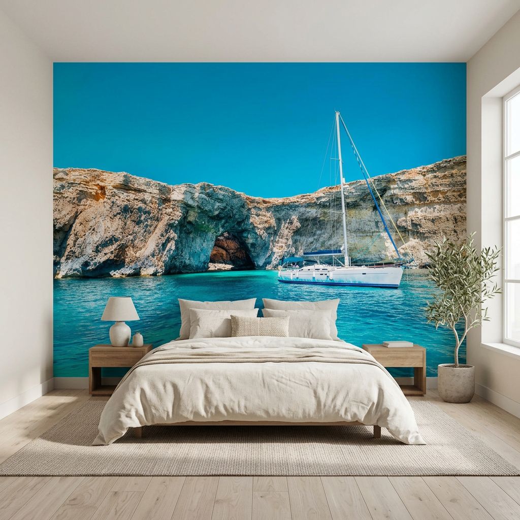 Secluded Cove Sailboat — room mockup 3