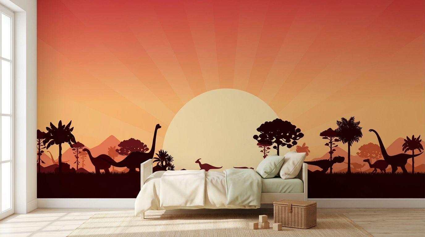 Prehistoric world Sunset
