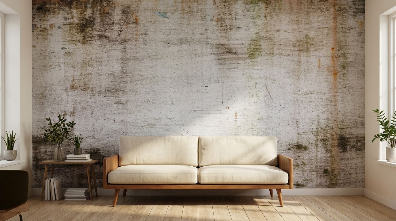 Old Grunge Metal Texture — room mockup 2