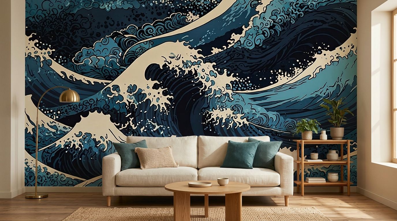 Hokusai inspired Decor