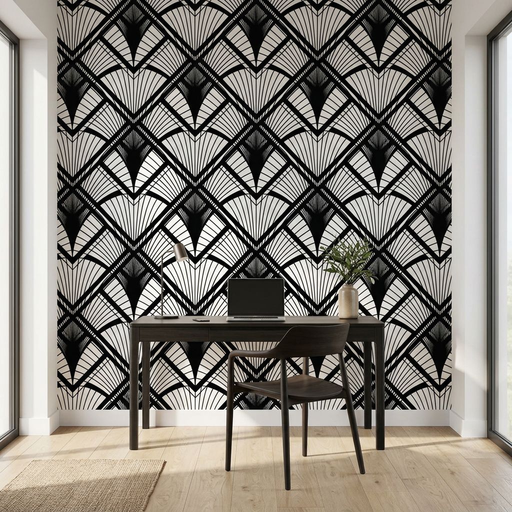 Geometric Diamond — room mockup 2