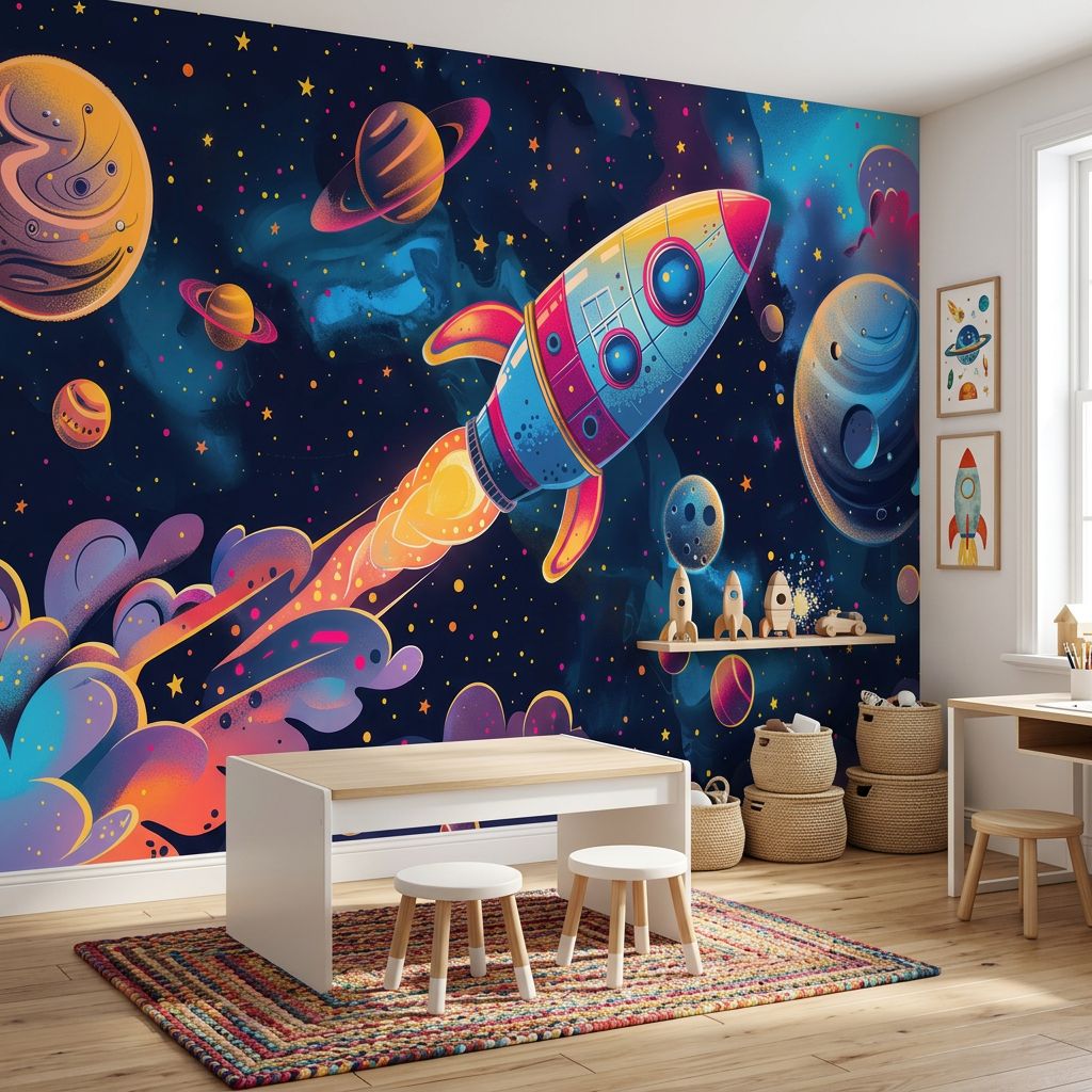 Rocket Space Adventure — room mockup 2