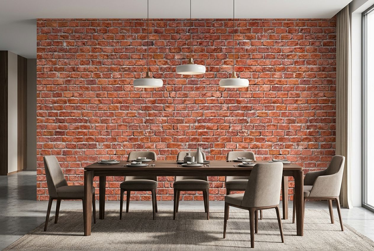 Rustic Old London Brickwork — room mockup 3