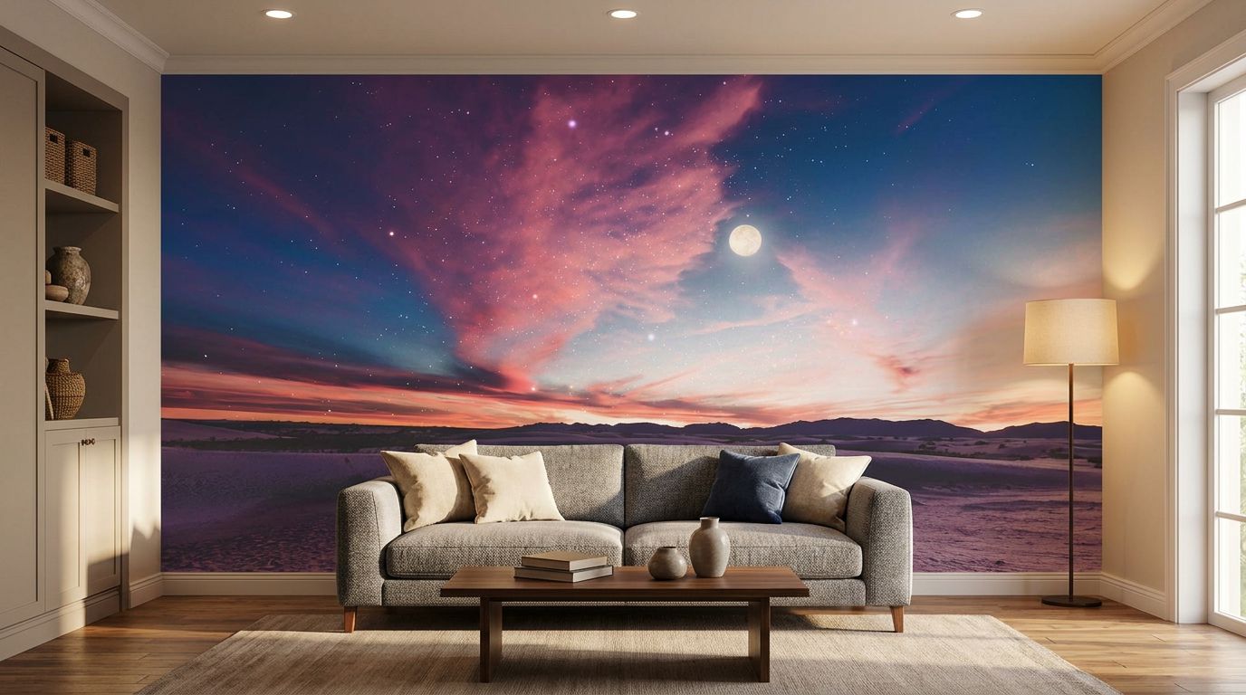 New Mexico Sunset — room mockup 2