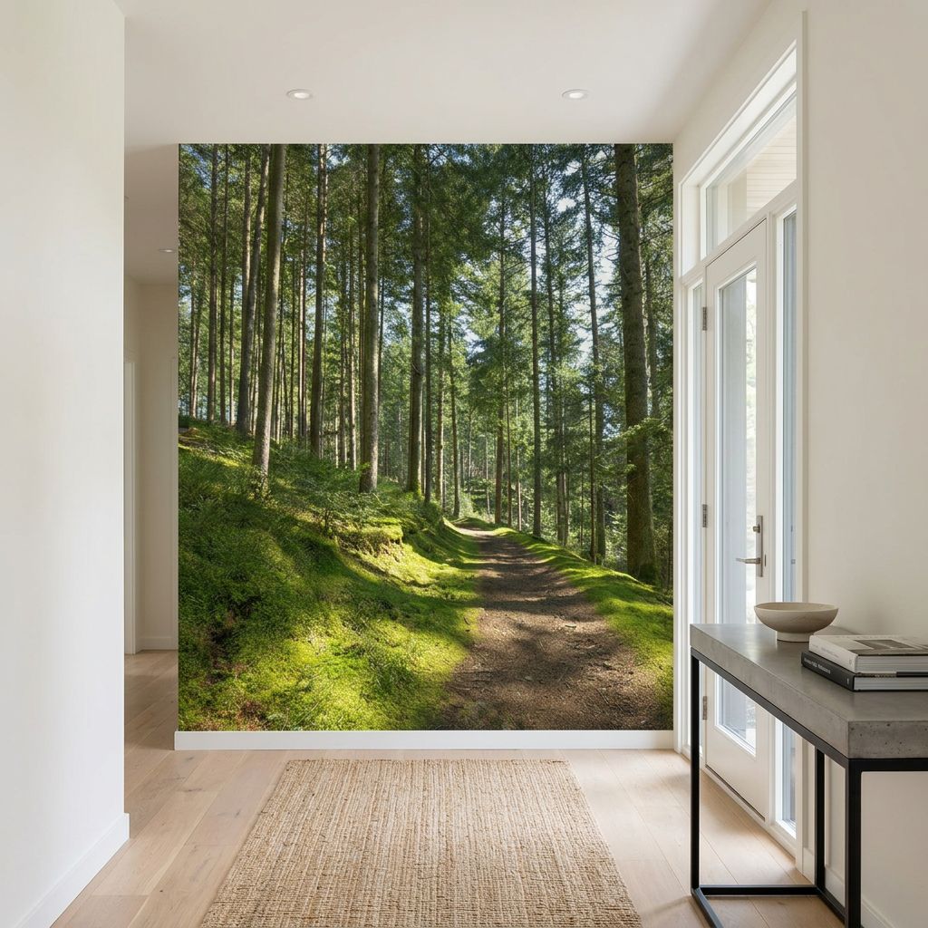 Tranquil Forest Path — room mockup 3