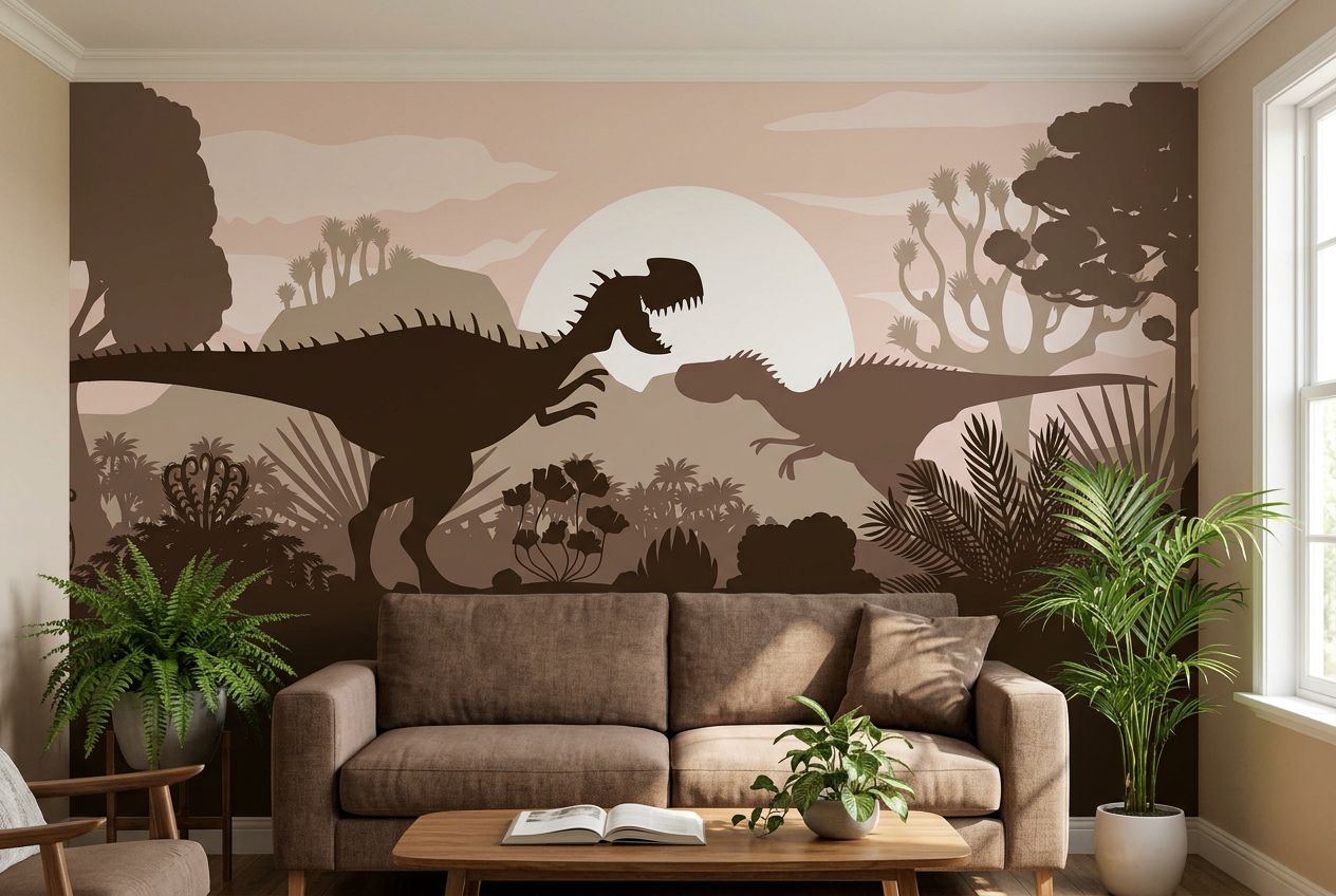 Powerful Dinosaurs — room mockup 3