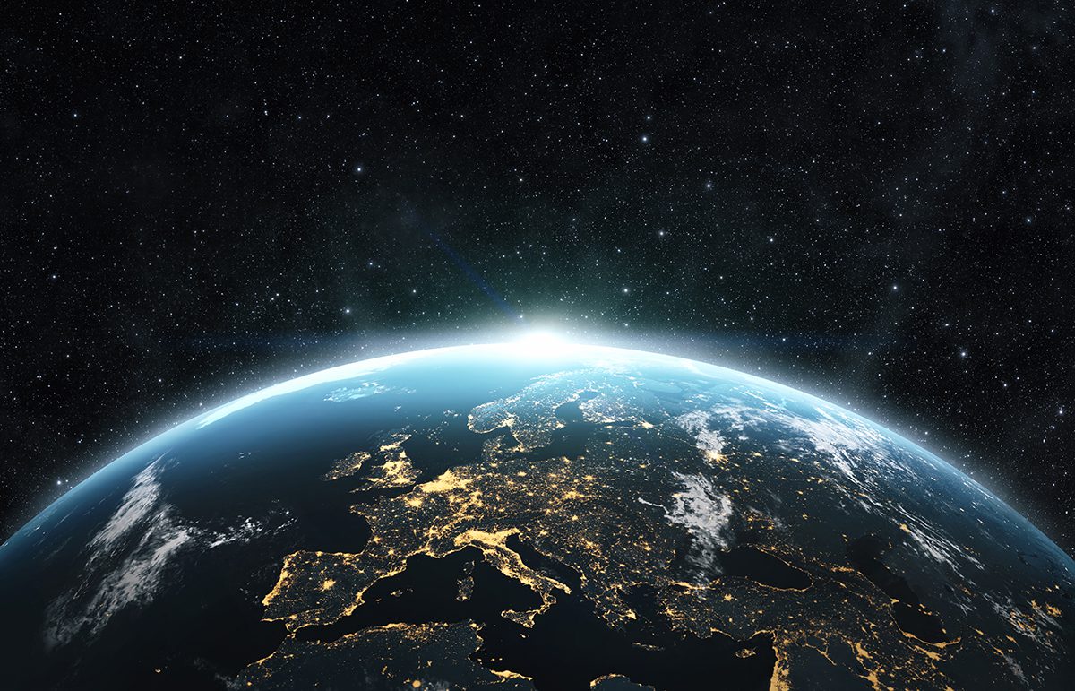 Earth in space